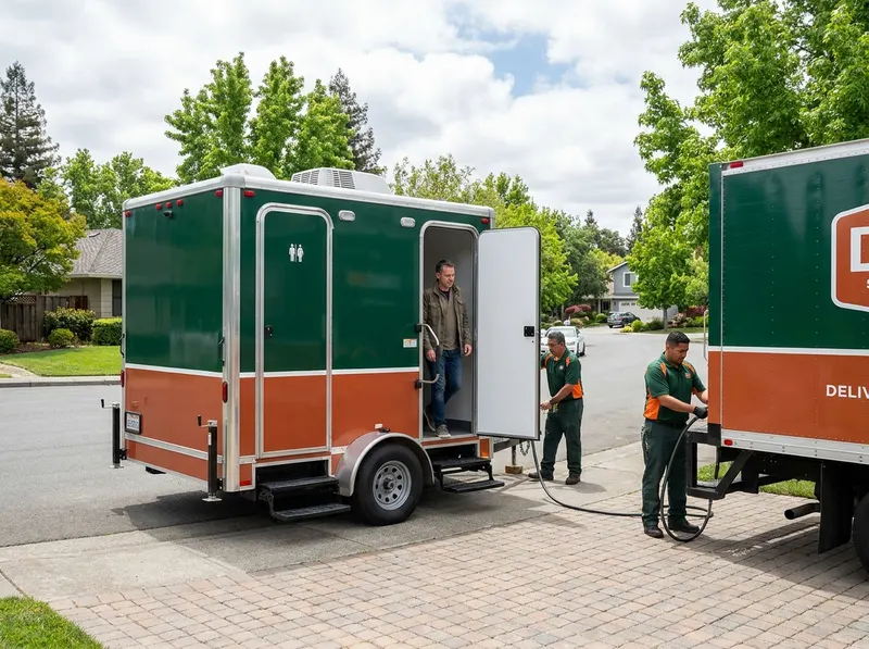 Flushing Restroom Trailer Rental in Santa Rosa, CA